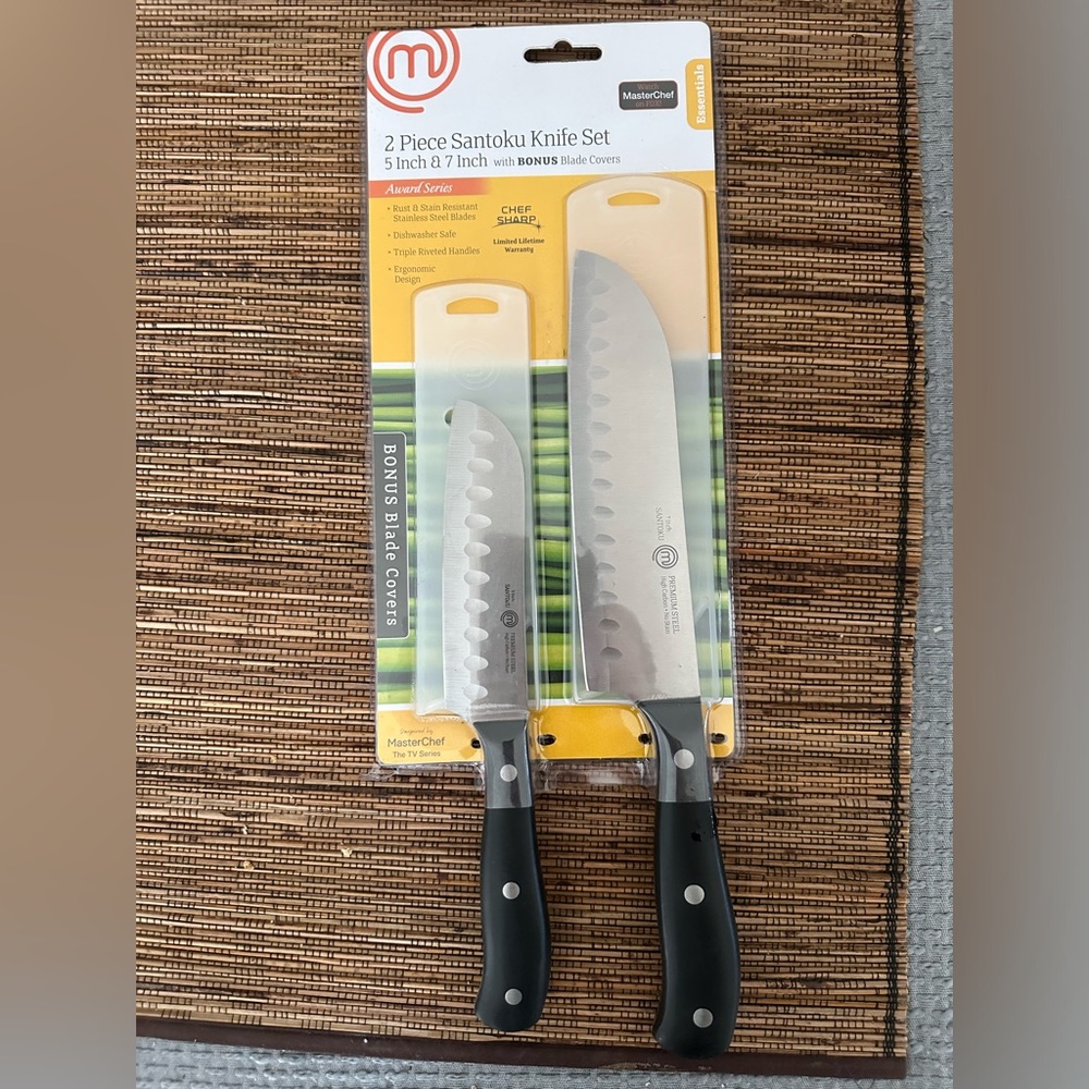 MasterChef 2 Piece Santoku Knife Set